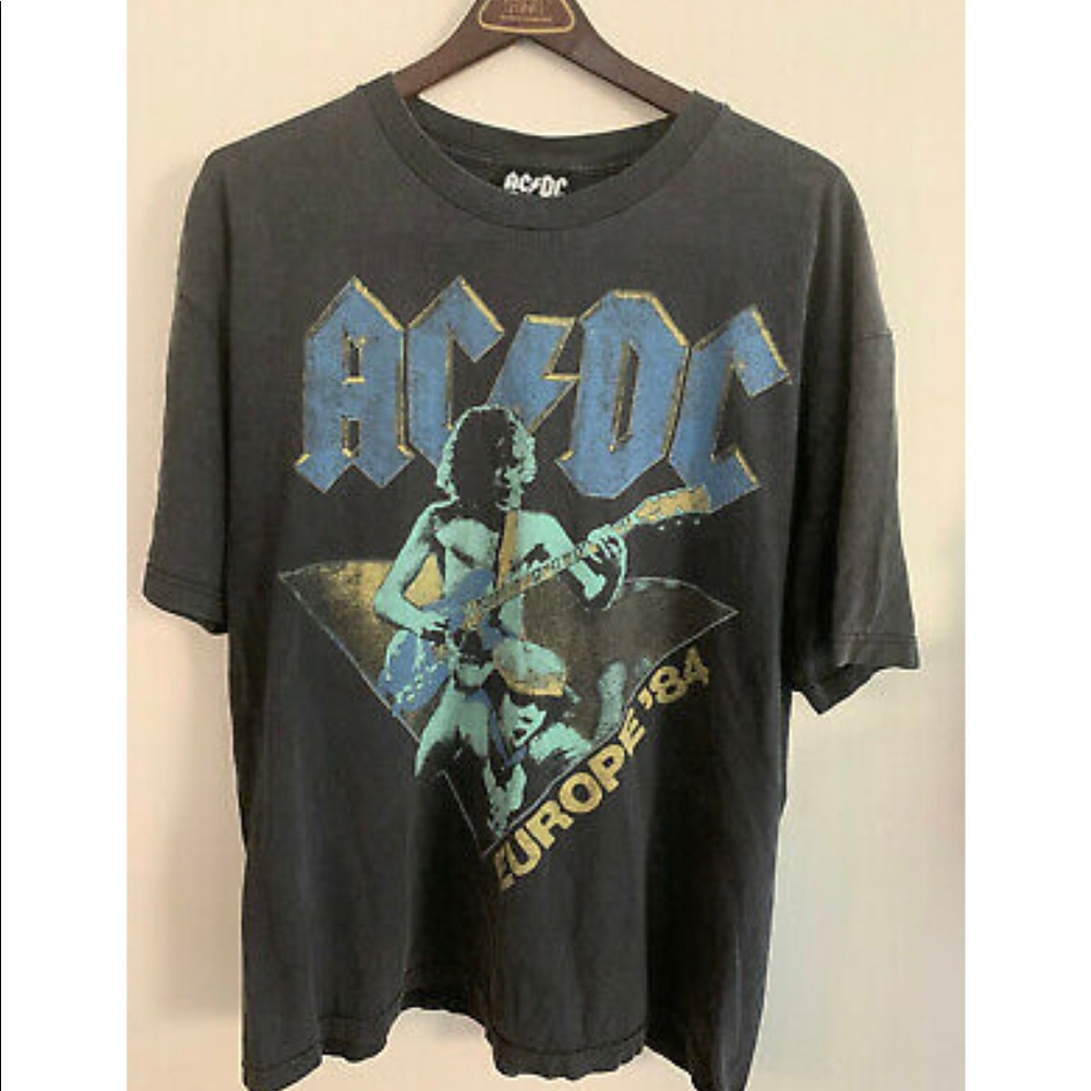 AC/DC Angus Young Europe '84 t-shirt XL 2009